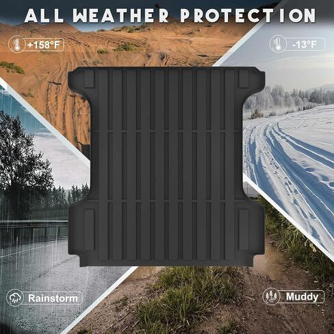 KARPAL Truck Bed Mat for Ram 1500/1500 RHO 2019-2026 & RAM 1500 Classic 2019-2024 5.7 ft Short Bed (67.4 in) Not for Rambox, All Weather TPE Truck Bed Liner Cargo Trunk Accessories for Ram 1500 in Saudi Arabia