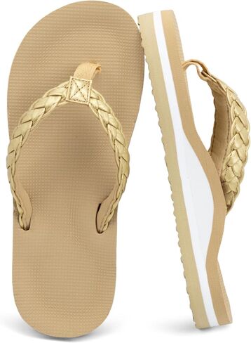 Chaychax Kids Boys Girls Flip Flops Quick Dry Beach Pool Sandals مع سرير قدم مريح (طفل صغير/طفل كبير) in Kuwait