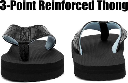 Chaychax Kids Boys Girls Flip Flops Quick Dry Beach Pool Sandals مع سرير قدم مريح (طفل صغير/طفل كبير) in Kuwait