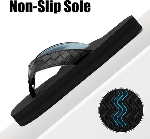 Chaychax Kids Boys Girls Flip Flops Quick Dry Beach Pool Sandals مع سرير قدم مريح (طفل صغير/طفل كبير) in Kuwait