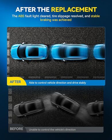 مستشعر سرعة العجلة الأمامية PHILTOP 695-019 ABS لسيارة تشالنجر 2008-2010، ماغنوم 2005-2008، شاحن 2006-2010، 300 2005-2010 in Kuwait