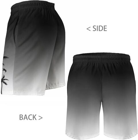 Men's Swim Trunks Hawaiian Bathing Mesh Lining Suit Swimsuits Beach Shorts with Pockets Men's Beach Swimwear Shorts in Saudi Arabia