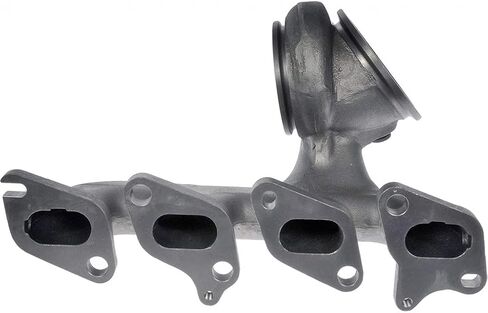 KarParts360 For Chevy Sonic 2012-2019 Exhaust Manifold | Cast Iron | Metallic Gray | With Inlet And Outlet Gasket | With 8 Nuts/2 Worm Clamps/2 Turbo-Clamps/1 O-Ring/4 Bushings | 25198550, 55565353 in Saudi Arabia