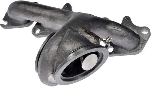 KarParts360 For Chevy Sonic 2012-2019 Exhaust Manifold | Cast Iron | Metallic Gray | With Inlet And Outlet Gasket | With 8 Nuts/2 Worm Clamps/2 Turbo-Clamps/1 O-Ring/4 Bushings | 25198550, 55565353 in Saudi Arabia