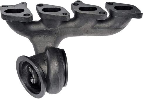 KarParts360 For Chevy Sonic 2012-2019 Exhaust Manifold | Cast Iron | Metallic Gray | With Inlet And Outlet Gasket | With 8 Nuts/2 Worm Clamps/2 Turbo-Clamps/1 O-Ring/4 Bushings | 25198550, 55565353 in Saudi Arabia