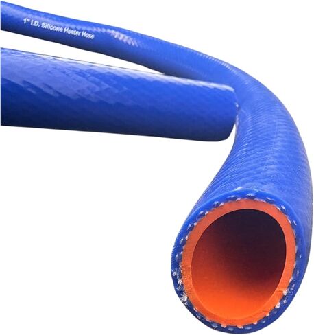 1" Silicone Heater Hose 5ft Roll – High-Temperature, Flexible, Durable, Multi-Purpose Automotive & Industrial Hose – Blue/Orange in Saudi Arabia