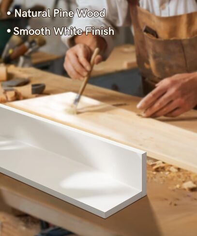 أرفف عائمة طويلة للجدار، أرفف تخزين مقاس 24 بوصة لمطبخ غرفة النوم وغرفة المعيشة، رف كبير مثبت على الحائط لمنظم عرض نباتات الكتب، ديكور منزلي ريفي طبيعي من الخشب الصلب in Kuwait