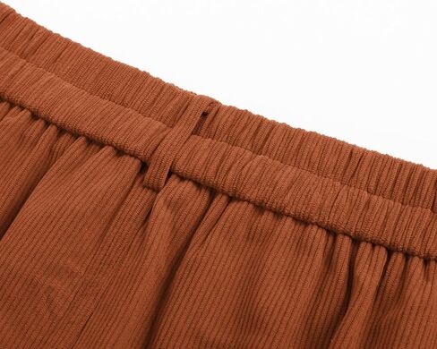 Belle Poque Women Corduroy Mini Skirt with Pockets Classic A-Line Fall Winter Basic Short Skirts in Saudi Arabia