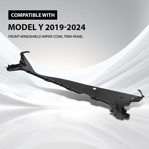 ألوغود الأمامية الزجاج الأمامي ممسحة القربان القلنسو لوحة متوافقة مع Tesla Model Y 2019 2020 2021 2022 2023 2024 149260300D ، 1492603-00-D Black in Saudi Arabia