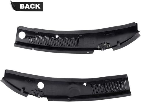 DOTCOM 2PCS WIPRENCELD GRILLE PANE HOOD ، متوافق مع Ford Mustang 1999 2000 2001 2002 2003 2004 Wiper Cowl Grille ، FO1270102 3R3Z6302228AAAA in Saudi Arabia