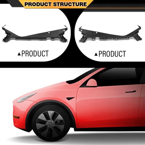 ممسحة الزجاج الأمامي للزجاج الأمامي من لوحة القربون قرني متوافقة مع Tesla Model Y 2019 2020 2021 2022 2023 2024 149260300D ، 1492603-00-D Black in Kuwait
