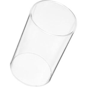 Clear Candle Holder Sleeve Transparent High Borosilicate Glass Tube for Open Ended Candles for Home Decor Weddings and Special Occasions in Kuwait
