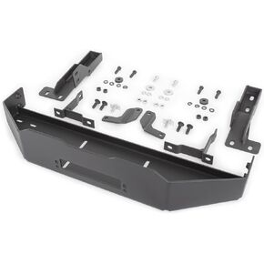 Go Rhino 3100 Series Winch Plate Kit | Mild Steel, Textured Black | 32981T | Fits 2021-2024 Ford F-150 (Excludes Harley Davidson and All Models with Active Park Assist, Adaptive Cruise Control) in Saudi Arabia