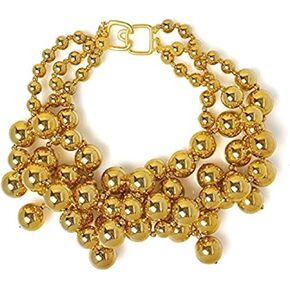 Kenneth Jay Lane Polished Gold Bead Necklaces in Kuwait