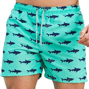 جذوع السباحة السريعة للرجال الجافة - شورت شورت شاطئ العطلات (الحجم: طلب 2 أحجام أكبر لأفضل ملاءمة) in Kuwait