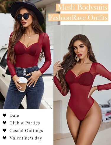 Avidlove Mesh Bodysitits للنساء جسم الأكمام الطويلة بدلات النمر المطبوعات التي تخرج من قمم الشفرات مع المنشعب المفاجئ in Saudi Arabia