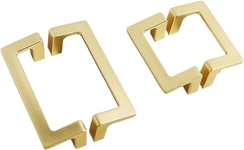 Doors Square Pair Handles Shoe Wardrobe Cabinet 1Pcs(Gold-64mm) in Saudi Arabia