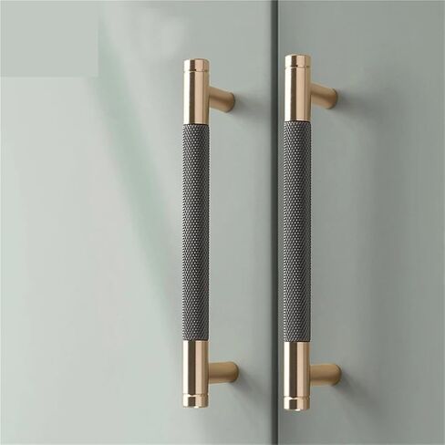 Gold Drawer T Bar Handle Bathroom Pulls Kitchen Cabinet Door Pull Black 1Pcs(128mm) in Saudi Arabia