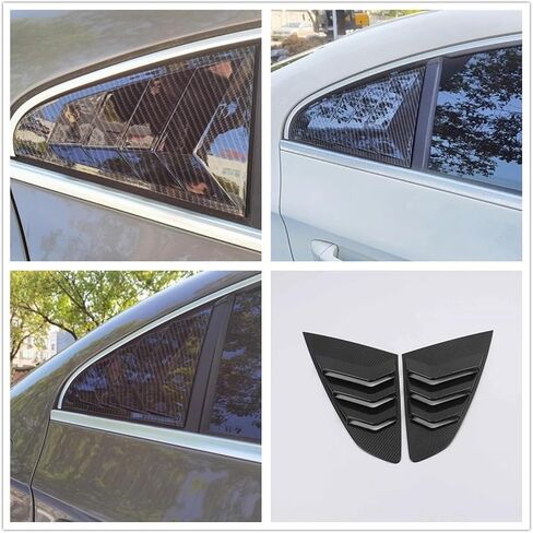 متوافق مع VW Arteon Passat CC 2000 2010 2011 2013 2013 2014-2016 ABS Carbon Carbon Window Window Cover Cover Scoop Cover Trim in Saudi Arabia