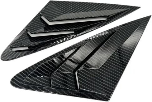 Compatible for Audi A4 A4L S4 B8 Sedan 2009 2010 2011 2012-2016 Car Rear Louver Window Side Shutter Cover Trim Sticker Vent Scoop ABS(Gloss Black) in Saudi Arabia
