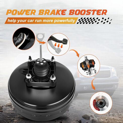 54-74436 BAKER BAKE BOOSER الفراغ متوافق مع CADILLAC ESCALADE CHEVROLET AVALANCHE SILVERADAD 1500 Suburban 1500 Tahoe GMC Sierra 1500 Yukon ، استبدل OE 20896308 in Saudi Arabia