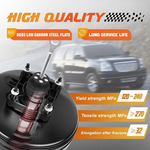 54-74436 BAKER BAKE BOOSER الفراغ متوافق مع CADILLAC ESCALADE CHEVROLET AVALANCHE SILVERADAD 1500 Suburban 1500 Tahoe GMC Sierra 1500 Yukon ، استبدل OE 20896308 in Saudi Arabia