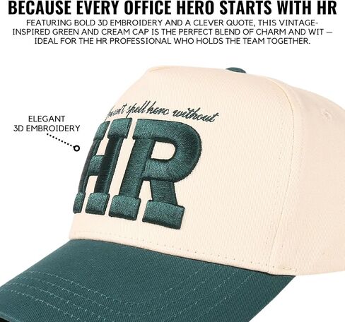 InnoBeta Funny HR Gifts for Women Hat Cap, Funny Adjustable Embroidered Trucker Hat for Birthday, Christmas for Human Resource in Saudi Arabia