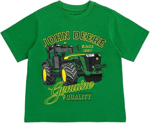 مجموعة John Deere Tractor T-Shirt و Shorts Todfit Toddler لأحجام الأطفال الكبيرة (2T-10-12) in Saudi Arabia