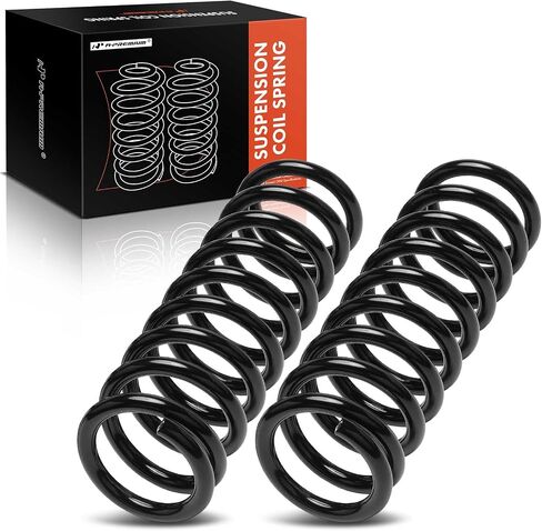 A-Premium 2Pcs Front Suspension Coil Spring Set Compatible with Chevy Malibu, Impala, Caprice, El Camino, Bel Air & Buick LeSabre & Cadillac & GMC & Oldsmobile & Pontiac, Driver and Passenger Side in Saudi Arabia