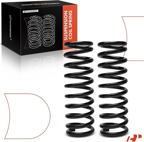 A-Premium 2Pcs Front Suspension Coil Spring Set Compatible with Chevy Malibu, Impala, Caprice, El Camino, Bel Air & Buick LeSabre & Cadillac & GMC & Oldsmobile & Pontiac, Driver and Passenger Side in Saudi Arabia