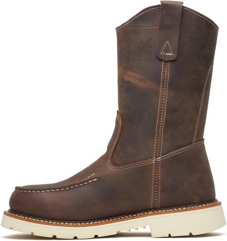 Thorogood American Heritage - 11 "Moc Toe Boot للرجال ، الصناعي والبناء ، الجلود المتينة ، الانزلاق ومقاوم الزيت in Saudi Arabia