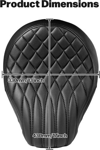 Motorcycle Solo Seat Gel Driver Seat Compatible with Honda CMX1100 Rebel 1100 CM1100 2021-2025 (Black Stiching) in Saudi Arabia