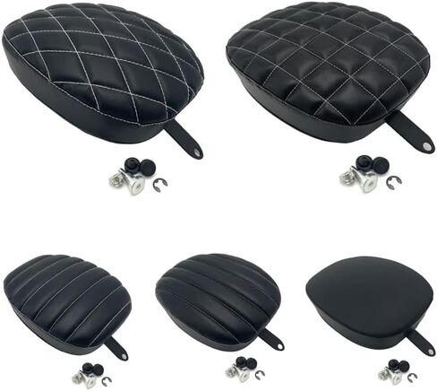 مقعد الركاب الخلفي منفرد لـ Harley Davidson Sportster X48 XL883 XL1200 72 2004-2019 وسادة ملحقات الدراجات النارية (Black-E) in Saudi Arabia