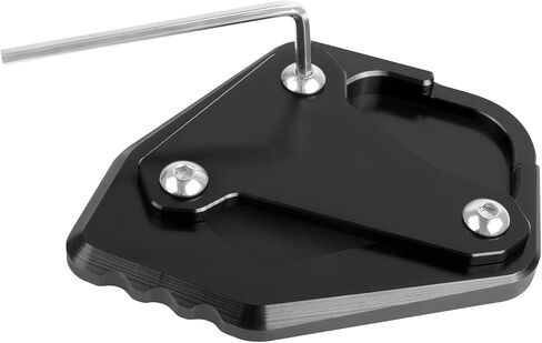Motorcycle Kickstand Pad Enlarger Extension Side Stand Plate Pad Replacement for Honda Rebel 1100 CMX1100 CMX 1100 2021-2025 Support Plate Foot Pad (black) in Saudi Arabia
