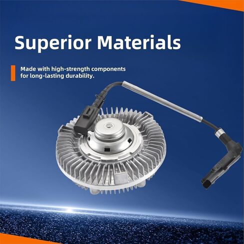 Fan Clutch Compatible with 2008-2010 Ford F-250/F-350/F-450/F-550 Super Duty 6.4L V8 Diesel Turbocharged | Replaces OEM# 7C3Z8A616E in Saudi Arabia