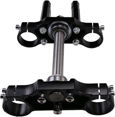 Upside Down Front Fork Shocker and Triple Clamp Handlebar Riser set 45mm/48mm for Dirt Pit Pro Trail Bike 110cc 125cc 150cc (Black+Black 700mm) in Saudi Arabia