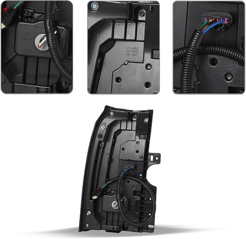 Fit for 2015-2020 GMC Yukon/Yukon XL (submodel: Denali SLE SLT) LED Tail Light Assembly Replacement Outer Rear Taillight with bulbs and Wiring Harness Pair set LH+RH (Driver & Passenger Side) in Saudi Arabia