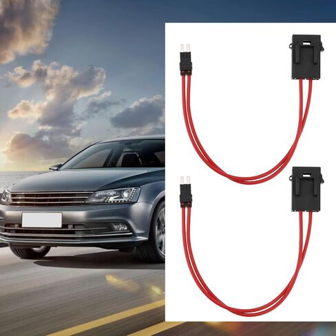 2pcs 32V 5A Micro 2 Fuse Holder Extension Wire 16WAG Car Modification Acc Fuse Box Power Socket Extension for Car Auto Fuse Connector in Saudi Arabia