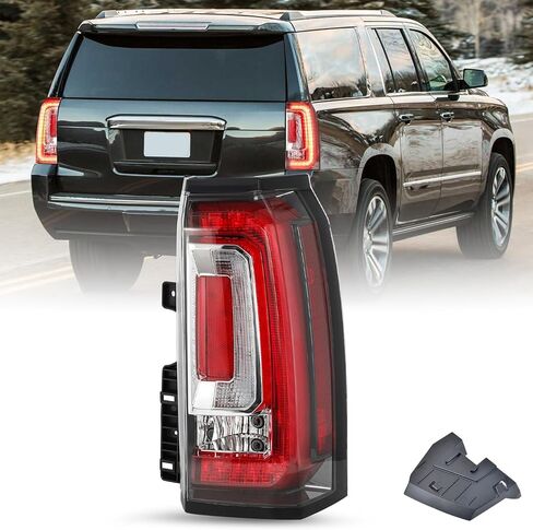Fit for 2015-2020 GMC Yukon/Yukon XL (submodel: Denali SLE SLT) LED Tail Light Assembly Replacement Outer Rear Taillight with bulbs and Wiring Harness Pair set LH+RH (Driver & Passenger Side) in Saudi Arabia