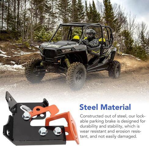 ATV Brake Lock Kit for Polaris RZR All, Spring Parking Brake Accessories Kit, Easy Installation, Quality Steel in Saudi Arabia