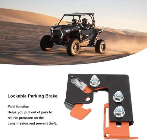 ATV Brake Lock Kit for Polaris RZR All, Spring Parking Brake Accessories Kit, Easy Installation, Quality Steel in Saudi Arabia