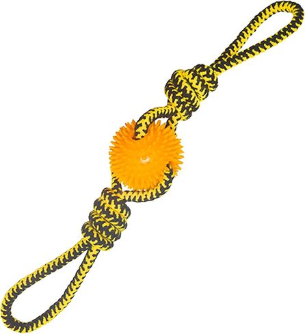 Health Extension SNUG AROOZ Spikey Beast Strong Tug Toy for Dogs, Outdoor Puppy Teething Chew Toys, Tough & Rope, (24 Inches - Assorted Colors) in Saudi Arabia