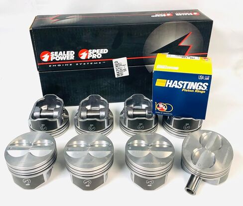 مكبس الطاقة المغلقة Prop Pro Pistons و Mahle Moly Combo متوافقة مع Chevrolet SBC SB 350 5.7L. انقر فوق مربع لمزيد من الحجم المطلوب قبل وضعه في عربة (4.040 "Bore Dia.) in Saudi Arabia