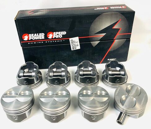 مكبس الطاقة المغلقة Prop Pro Pistons و Mahle Moly Combo متوافقة مع Chevrolet SBC SB 350 5.7L. انقر فوق مربع لمزيد من الحجم المطلوب قبل وضعه في عربة (4.040 "Bore Dia.) in Saudi Arabia