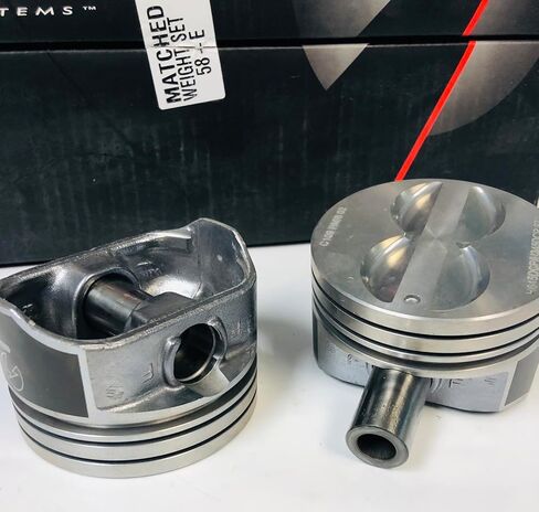 مكبس الطاقة المغلقة Prop Pro Pistons و Mahle Moly Combo متوافقة مع Chevrolet SBC SB 350 5.7L. انقر فوق مربع لمزيد من الحجم المطلوب قبل وضعه في عربة (4.040 "Bore Dia.) in Saudi Arabia
