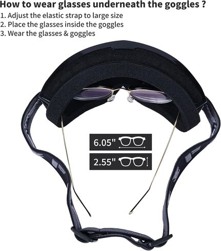 Professional Motorcycle Goggles ATV Dirt Bike Gear Motocross Riding Glasses MX & MTB Accessories Off-Road Helmet Goggles for Men & Women, UV400 Protection Dustproof Anti-Scratch Impact Resistant in Kuwait
