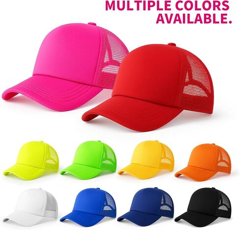 10 Pack of Blank Trucker Hat Bulk Men and Women Hats Bulk DIY Graffiti Mesh Hat Hot Stamping Hats in Saudi Arabia