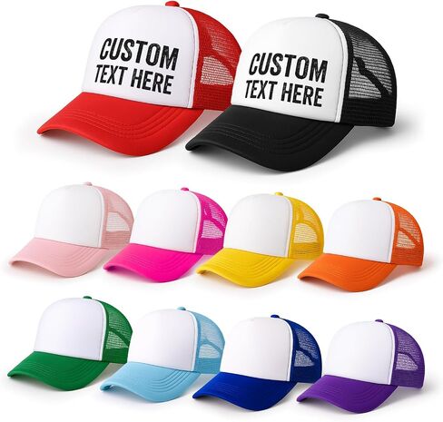 10 Pack of Blank Trucker Hat Bulk Men and Women Hats Bulk DIY Graffiti Mesh Hat Hot Stamping Hats in Saudi Arabia