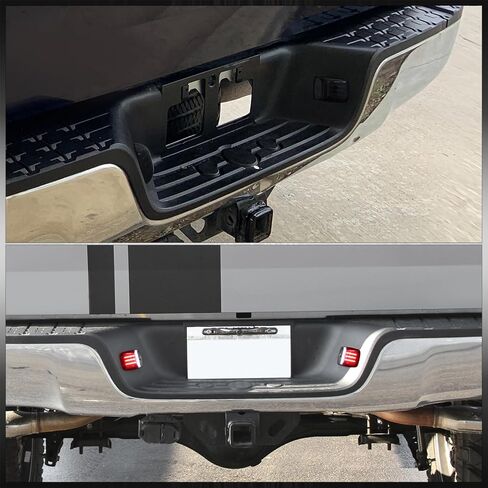 AJP Distributors White Red LED License Plate Lights Tag Bumper Lamps Assembly Compatible/Replacement For Tacoma/Tundra 2000 2001 2002 2003 2004 2005 2006 2007 2008 2009 2010 2011 2012 2013 2014 2015 in Kuwait