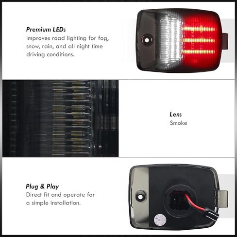 AJP Distributors White Red LED License Plate Lights Tag Bumper Lamps Assembly Compatible/Replacement For Tacoma/Tundra 2000 2001 2002 2003 2004 2005 2006 2007 2008 2009 2010 2011 2012 2013 2014 2015 in Kuwait